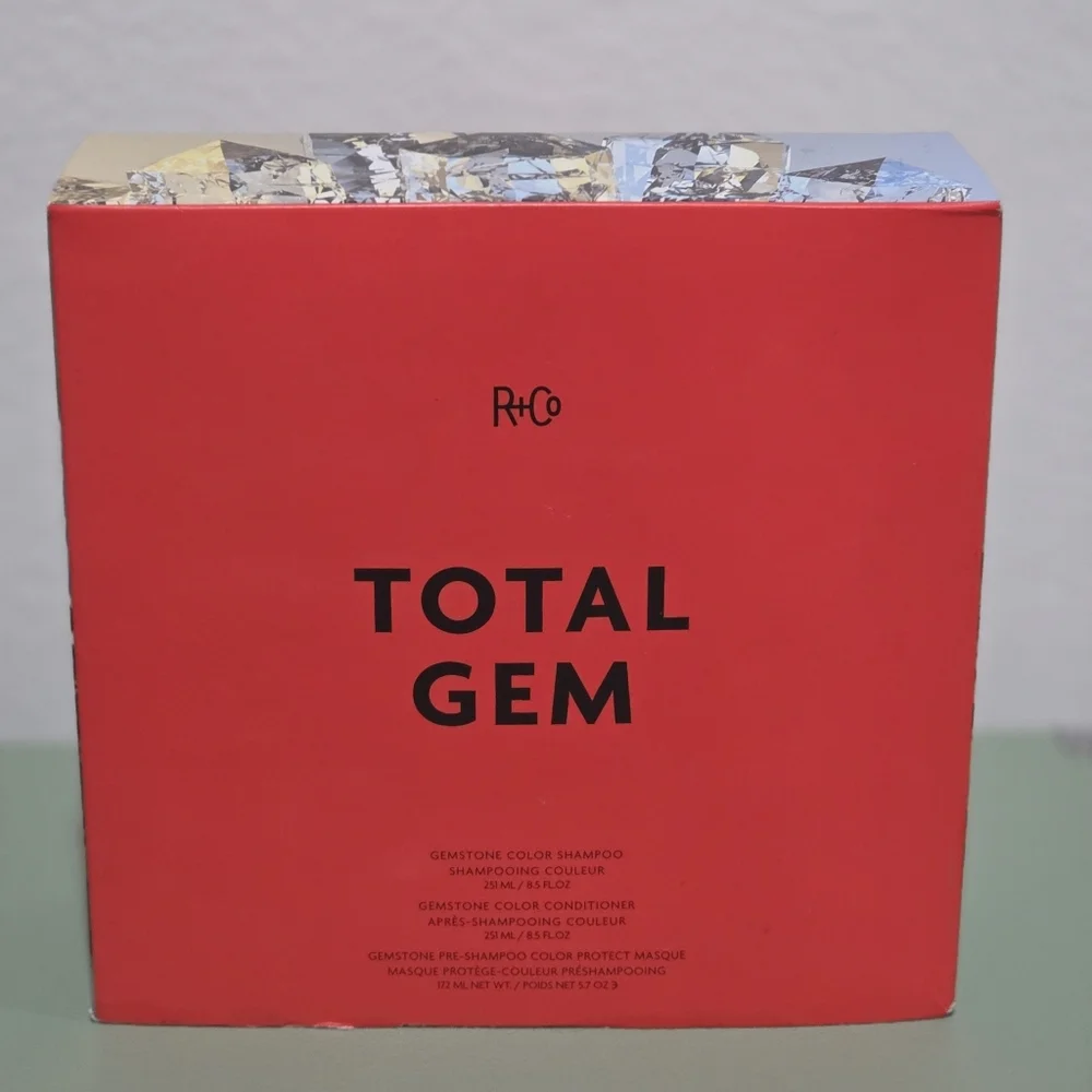 R+Co Total Gem 3pc Kit (Gemstone Shampoo + Conditioner + Pre-Shampoo)